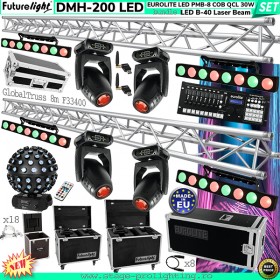 Schela de lumini 8m cu fixturi SET